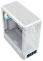 Modecom Volcano AQ500 ARGB Midi Tower Blanca, Carcasa para PC Gaming con Pantalla LCD 6.2" y 4 Ventiladores ARGB
