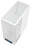 Modecom Volcano AQ500 ARGB Midi Tower Blanca, Carcasa para PC Gaming con Pantalla LCD 6.2" y 4 Ventiladores ARGB