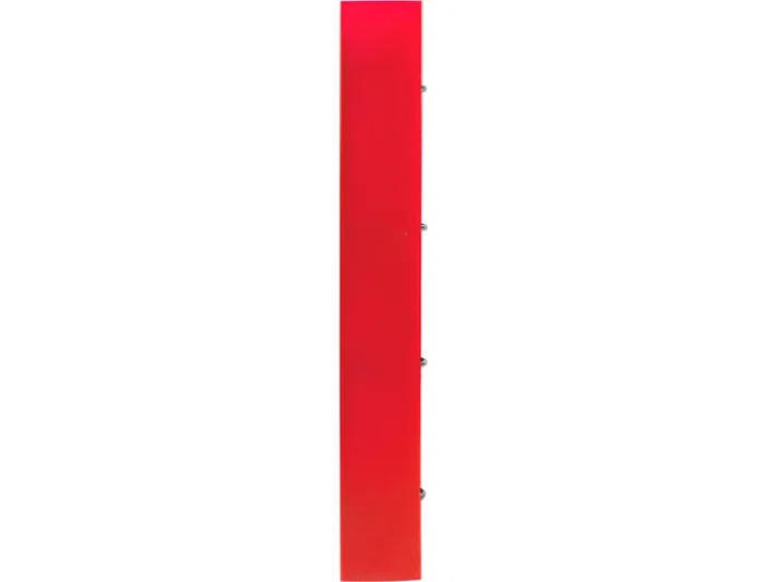 Liderpapel Carpeta con recambio A4 Cuadro 5mm 100 Hojas 80g Polipropileno 4 Anillas 40mm Rojo Translucido