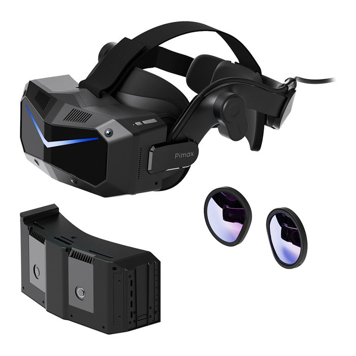 Pimax Crystal Super VR Pimax Crystal Super Gafas de Realidad Virtual, 57PPD, 106° FOV, 90 Hz, Negro (Peso 815 g) - PVH00010196