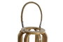 DKD Home Decor Portavelas Mango Cristal Natural 25x25x35 cm