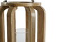 DKD Home Decor Portavelas Mango Cristal Natural 25x25x35 cm