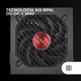 Mars Gaming MPVU750SI 750W 80 Plus Silver Rojo