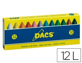Dacs Ceras Dacs 55 mm Colores Surtidos Estuche 12 Ud