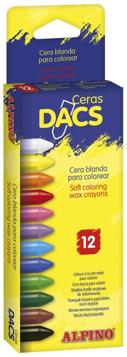 Dacs Ceras Blandas Colores Surtidos Estuche de 12 Unidades Dacs Ceras Blandas Colores Surtidos Estuche de 12 Unidades