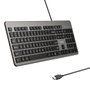 Unitek SlimTap Teclado de Oficina Full-size Gris