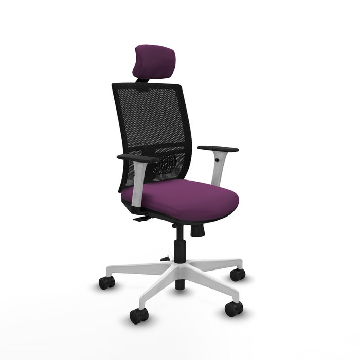 PIQUERAS Y CRESPO Silla de oficina Yunquera Morada con mecanismo Sincro/Traslack PIQUERAS Y CRESPO Silla de oficina Yunquera Morada con mecanismo Sincro/Traslack
