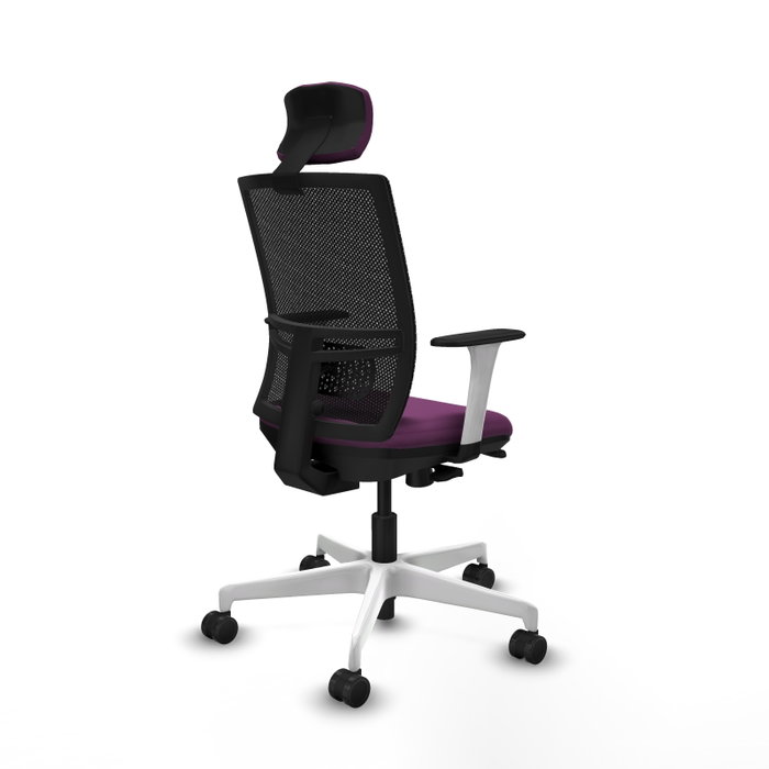 PIQUERAS Y CRESPO Silla de oficina Yunquera Morada con mecanismo Sincro/Traslack PIQUERAS Y CRESPO Silla de oficina Yunquera Morada con mecanismo Sincro/Traslack