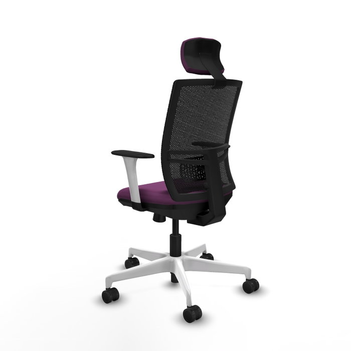 PIQUERAS Y CRESPO Silla de oficina Yunquera Morada con mecanismo Sincro/Traslack PIQUERAS Y CRESPO Silla de oficina Yunquera Morada con mecanismo Sincro/Traslack