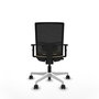 PIQUERAS Y CRESPO Silla de oficina Yunquera con mecanismo Sincro/Traslack Crema y Negro