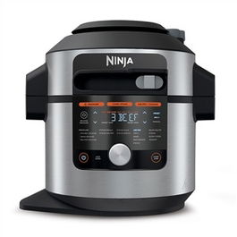 Ninja OL750EU Olla Eléctrica Multifunción 7,5L SmartLid Multi Cooker Max 14 en 1, Cocina a Presión, Freidora de Aire, Combi-Steam