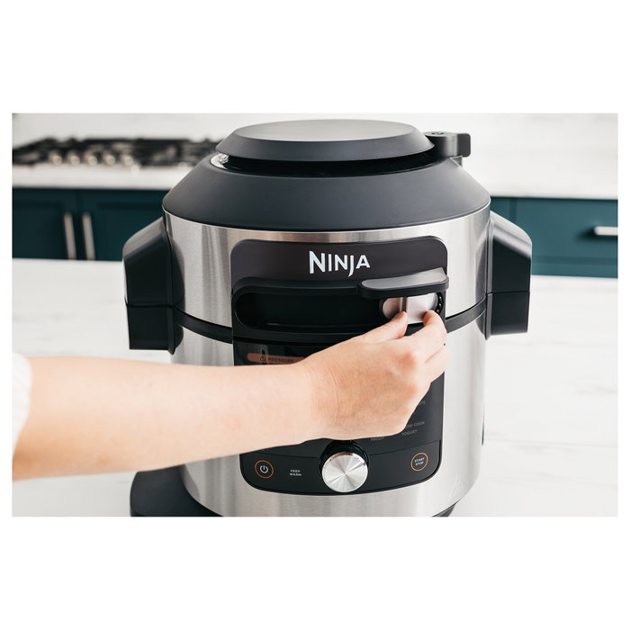 Ninja OL750EU Foodi Multicocina 7.5L 14-en-1, 1760W, 6 Personas, Negro/Acero Inoxidable, Cocina a Vapor, Freír, Hornear, Parrilla, Yogur Ninja OL750EU Foodi Multicocina 7.5L 14-en-1, 1760W, 6 Personas, Negro/Acero Inoxidable, Cocina a Vapor, Freír, Hornear, Parrilla, Yogur