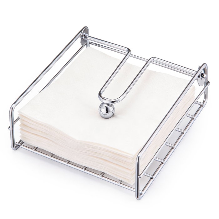Inde Servilletero Mesa Cromado 19 x 19 cm Quttin (24 Unidades) Inde Servilletero Mesa Cromado 19 x 19 cm Quttin (24 Unidades)