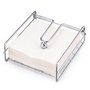 Inde Servilletero Mesa Cromado 19 x 19 cm Quttin (24 Unidades)