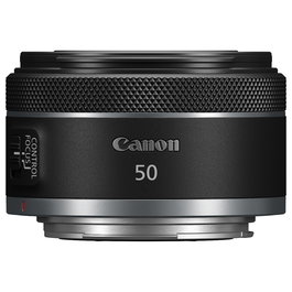 Canon RF 50mm f/1.8 STM Objetivo Gran Angular Negro - Estabilizador de Imagen - Montura RF - 4515C005