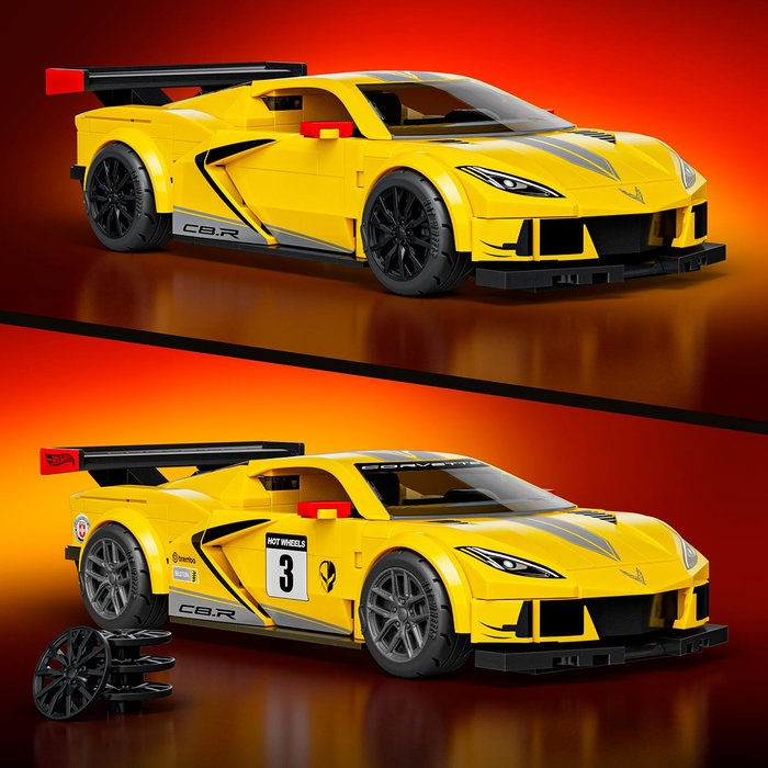 Mattel Hot Wheels Speed Brick Shop Kit de Construcción 1/32 '20 Corvette C8.R Mattel Hot Wheels Speed Brick Shop Kit de Construcción 1/32 '20 Corvette C8.R