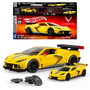 Mattel Hot Wheels Speed Brick Shop Kit de Construcción 1/32 '20 Corvette C8.R