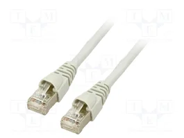TELEGÄRTNER Patch cord Cat 5 F/UTP 1,5m gris