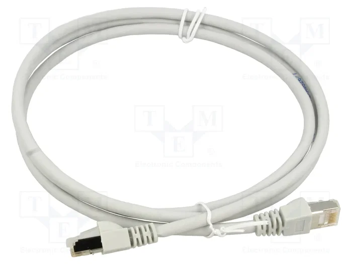 TELEGÄRTNER Patch cord Cat 5 F/UTP 1,5m gris