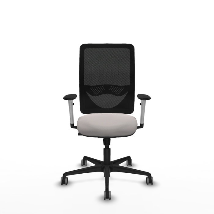 PIQUERAS Y CRESPO Silla de oficina Zulema con mecanismo Sincro, Blanco y Negro PIQUERAS Y CRESPO Silla de oficina Zulema con mecanismo Sincro, Blanco y Negro