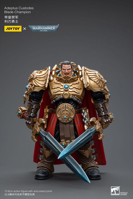 Warhammer 40k Figura 1/18 Adeptus Custodes Blade Champion 12 cm
