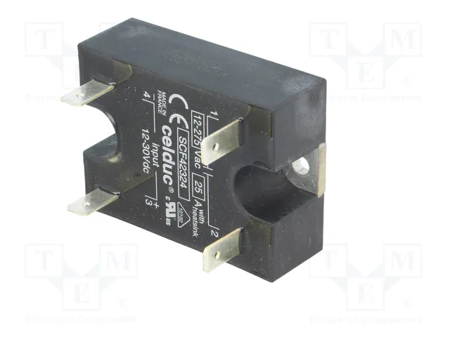 CELDUC SCF Relé de semiconductor monofásico 25A 12÷275VAC