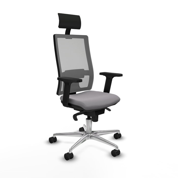 PIQUERAS Y CRESPO Silla de oficina Horna Gris con mecanismo Sincro PIQUERAS Y CRESPO Silla de oficina Horna Gris con mecanismo Sincro
