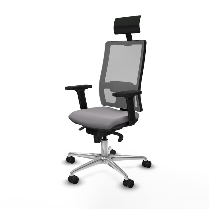 PIQUERAS Y CRESPO Silla de oficina Horna Gris con mecanismo Sincro PIQUERAS Y CRESPO Silla de oficina Horna Gris con mecanismo Sincro