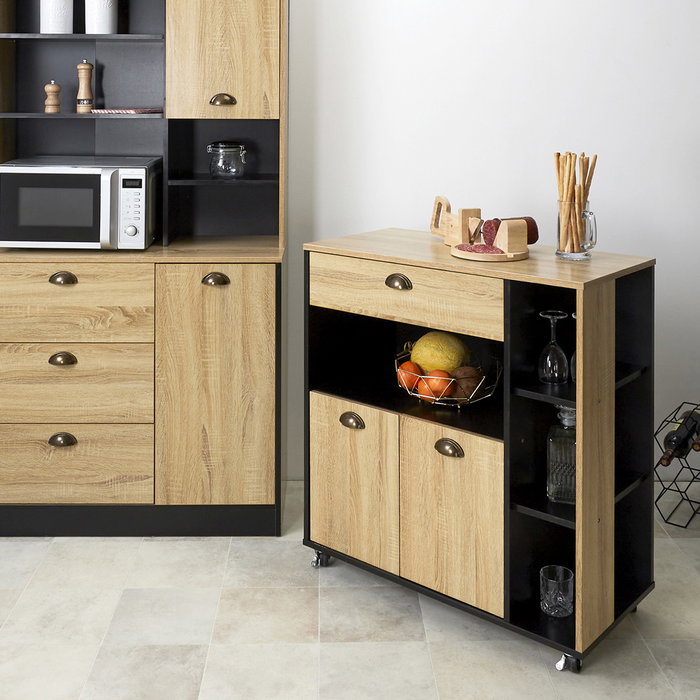 Home Deco Factory Servicio De Cocina Chef Colección Industriel 80x39 cm