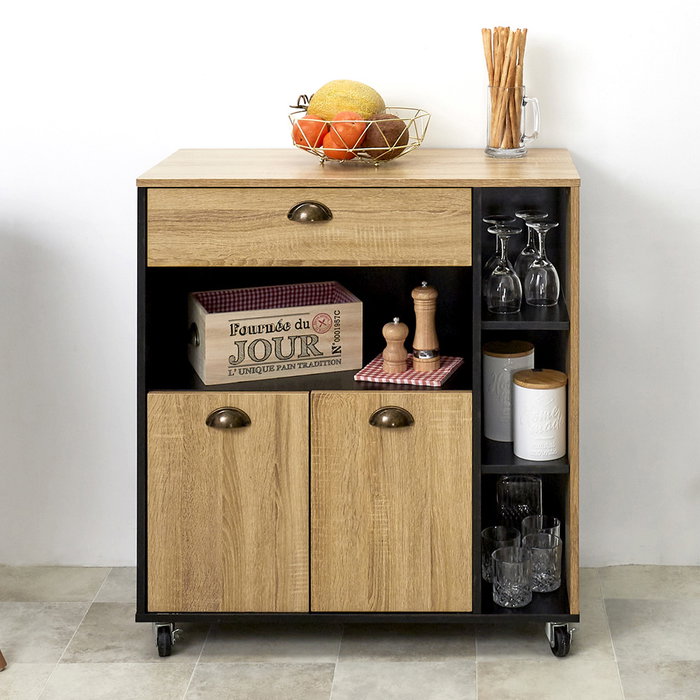 Home Deco Factory Servicio De Cocina Chef Colección Industriel 80x39 cm