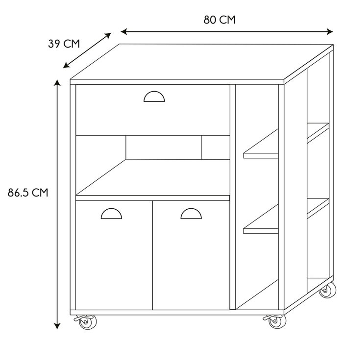 Home Deco Factory Servicio De Cocina Chef Colección Industriel 80x39 cm