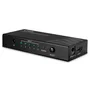 Lindy 38233 Conmutador HDMI Switch 5x1, 5 Puertos de Entrada, HDMI 2.0, 18 Gbit/s, 4K Ultra HD a 60Hz, HDCP 2.2, Metal Negro, con Mando a Distancia RF