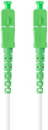LANBERG FO-SASA-SS21-0300-WH Cable de fibra óptica SC a SC 30m Blanco