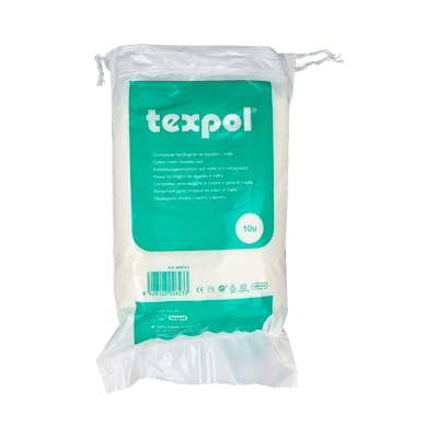 TEXPOL Tocol Alg Compresa Higiénica de Algodón 10 Unidades