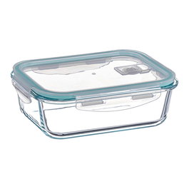 Kozina Fiambrera Borosilicato Rectangular Hermética 630 ml