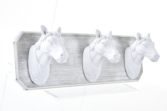 DKD Home Decor Perchero Pared Cottage Blanco Marron 38 x 9 x 11 cm (2 Unidades) Mdf Resina DKD Home Decor Perchero Pared Cottage Blanco Marron 38 x 9 x 11 cm (2 Unidades) Mdf Resina