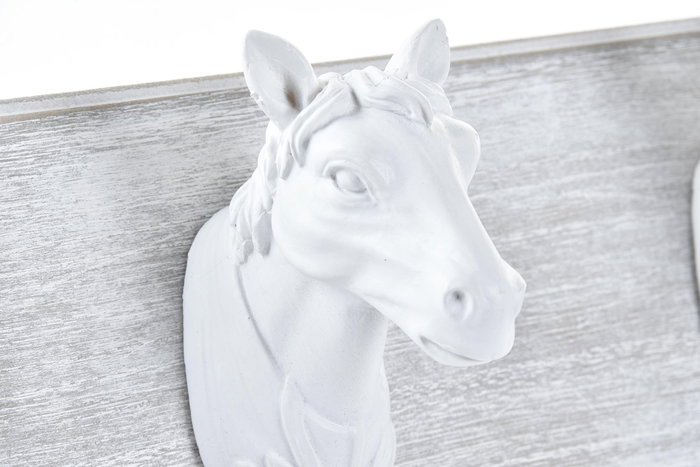 DKD Home Decor Perchero Pared Cottage Blanco Marron 38 x 9 x 11 cm (2 Unidades) Mdf Resina DKD Home Decor Perchero Pared Cottage Blanco Marron 38 x 9 x 11 cm (2 Unidades) Mdf Resina