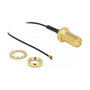 DeLOCK Cable coaxial RP-SMA hembra a MHF 4 macho, 35 cm
