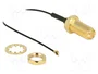 DeLOCK Cable coaxial RP-SMA hembra a MHF 4 macho, 35 cm
