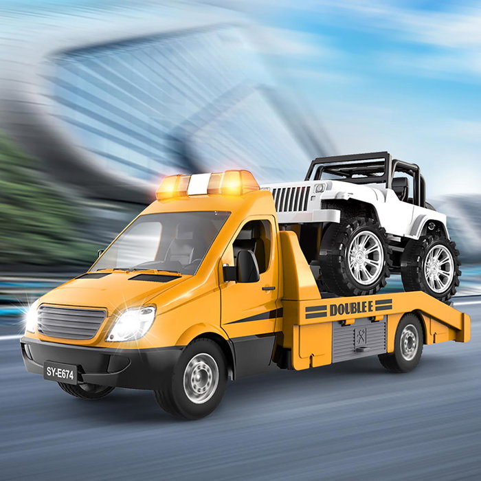 1:18 Rc Benz Sprinter With Off-Road Truck