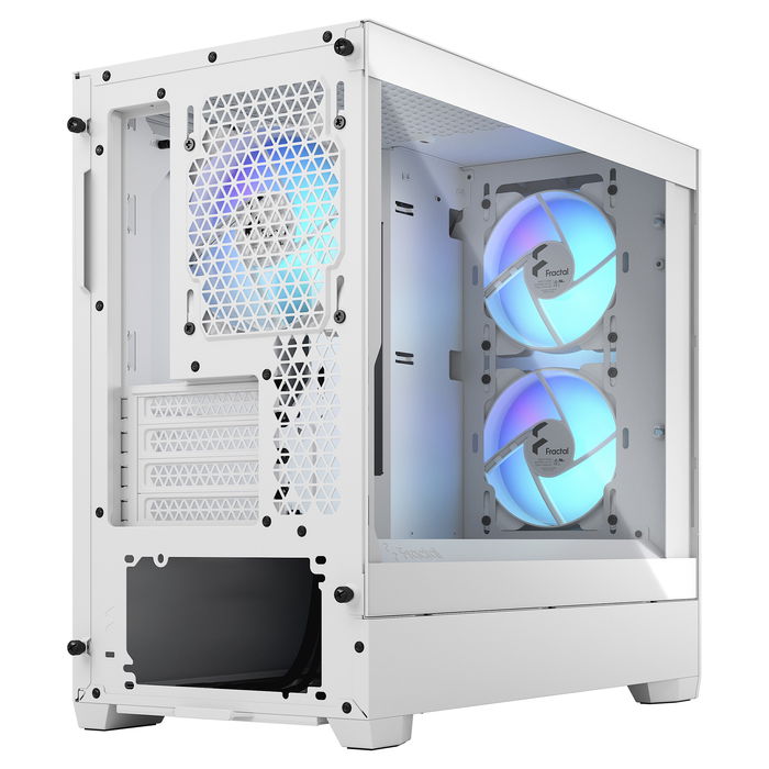 Fractal Design Pop Mini Air RGB TG Clear White Caja PC Mini Tower Blanca con Ventana y RGB