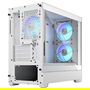Fractal Design Pop Mini Air RGB TG Clear White Caja PC Mini Tower Blanca con Ventana y RGB