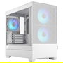Fractal Design Pop Mini Air RGB TG Clear White Caja PC Mini Tower Blanca con Ventana y RGB