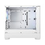 Fractal Design FD-C-POR1M-01 Pop Mini Air Caja de PC Blanca Micro ATX, Mini-ITX, con Ventana Lateral, Control RGB, 2x120mm Frontales