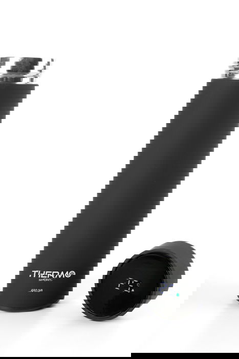 Inde Termo de Acero Inoxidable con Medidor de Temperatura 480 ml - 6.5x22.5 cm (12 Unidades)