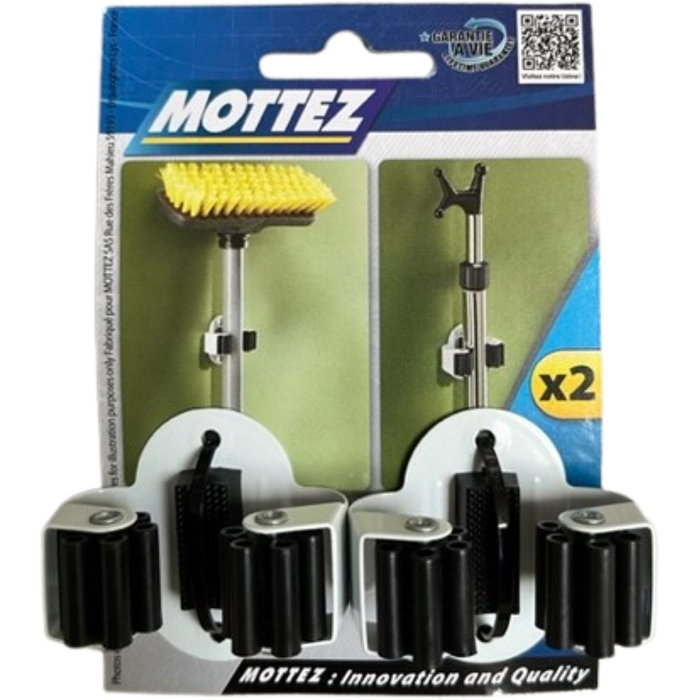 Mottez Soporte portamangos ø 16 - 32 mm, 2 uds