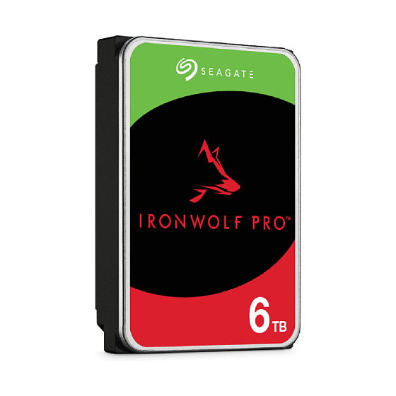 Seagate IronWolf Pro ST6000NT001 Disco Duro Interno de 6TB, 7200RPM, 256MB Cache, 3.5"