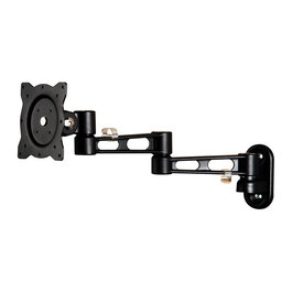 ROLINE LCD-Wandhalterung, 5 Gelenke, bis 10 kg, schwarz, Referencia 17.03.1198, Soporte para Monitor con Montaje VESA 75x75 y 100x100 mm