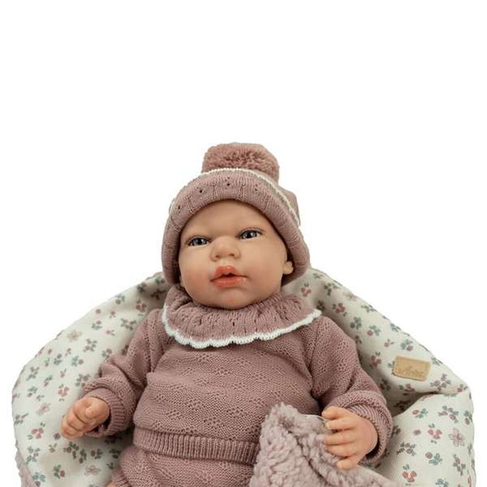 Muñecas Arias Muñeca Reborn Greta Rosa con Manta de 40 cm Muñecas Arias Muñeca Reborn Greta Rosa con Manta de 40 cm
