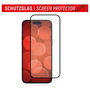 Displex Protector de pantalla Full Cover para iPhone 15/15 Pro, Vidrio Templado
